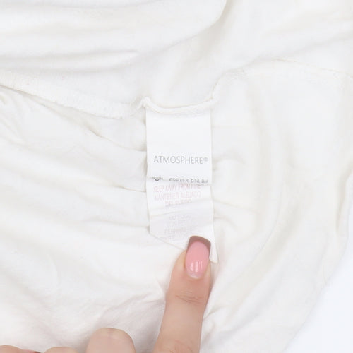 Atmosphere White Game of Thrones T-Shirt, Size 6, Quotes