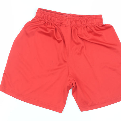 Mitre Boys Red Athletic Shorts L - Football Activewear