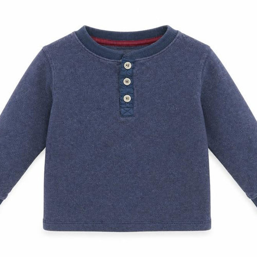 H&M Unisex Baby Blue Long Sleeve T-Shirt 24M