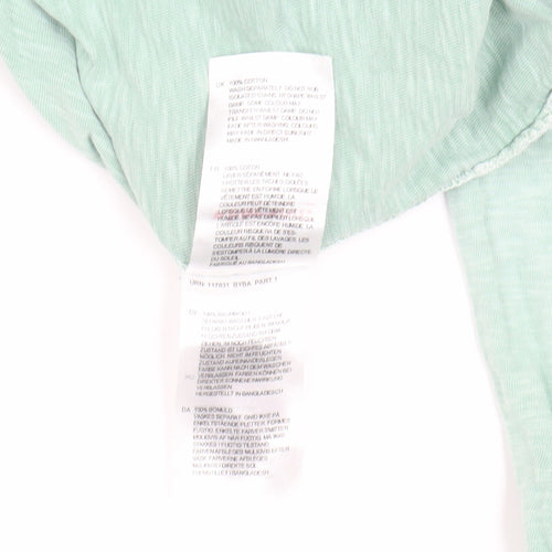 White Stuff Women's Green Long Sleeve T-Shirt - Size 14