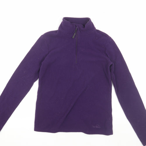 Peter Storm Women's Purple Fleece Jacket Size 10