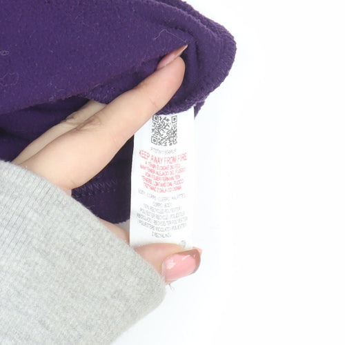 Peter Storm Women's Purple Fleece Jacket Size 10