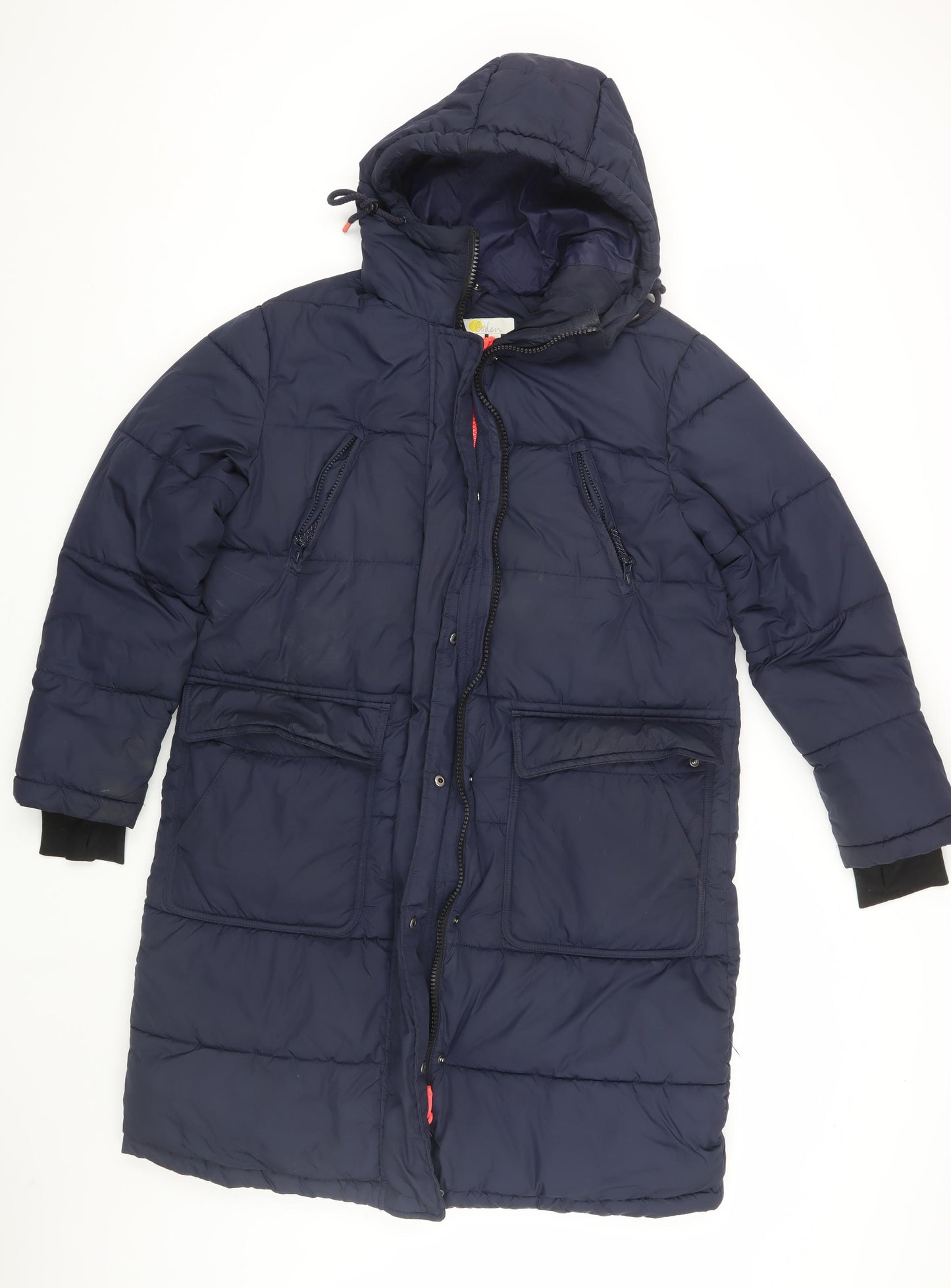 Boden Men's Blue Puffer Jacket S - Winter Casual