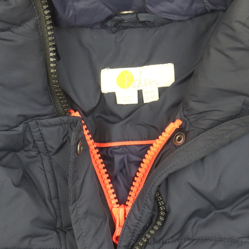 Boden Men's Blue Puffer Jacket S - Winter Casual