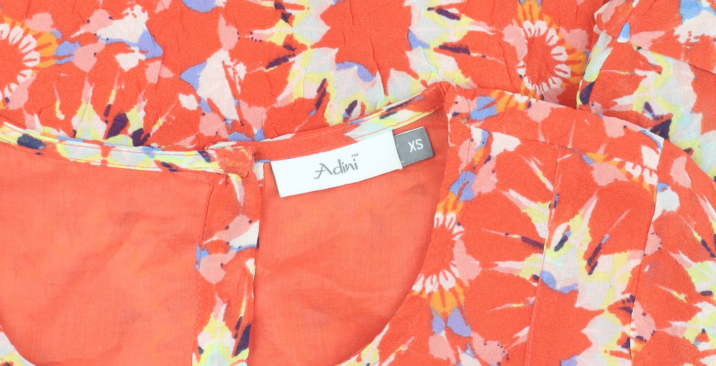 Adini Women's Multicoloured Floral Blouse XS