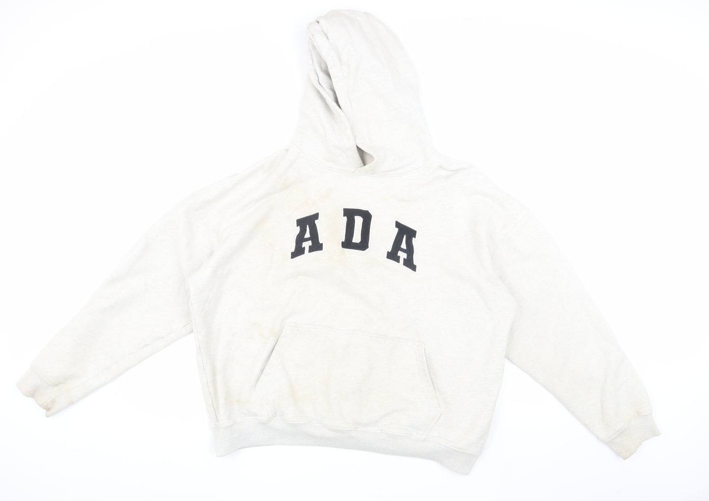 ADANOLA Ivory Pullover Hoodie, Women XL, Casual Style