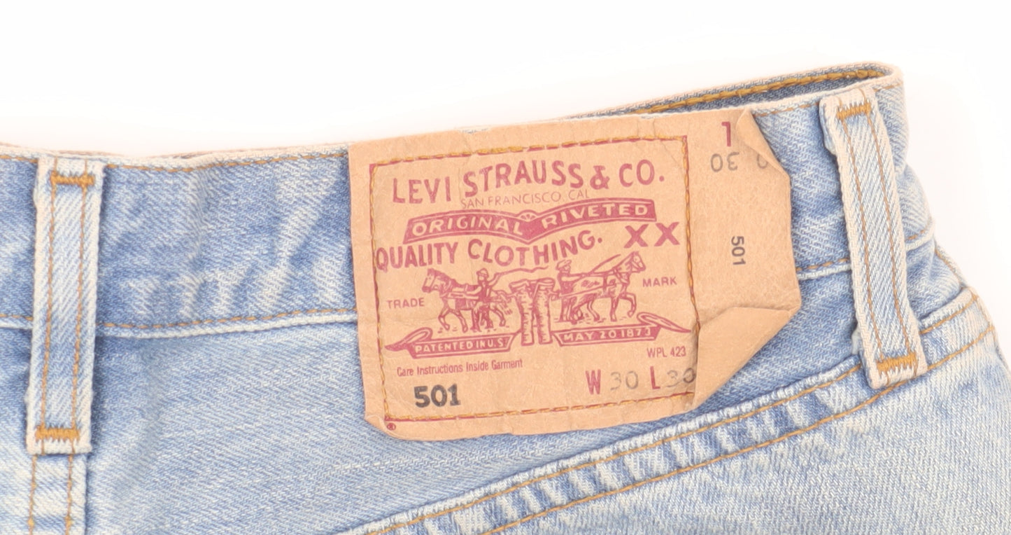 Levi's Women's Blue Cut-Off Denim Shorts Size 12