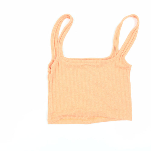 Stradivarius Women’s Orange Tank Top XS