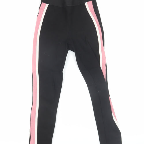 Zara Basic Women's Black XS Side Stripe Leggings