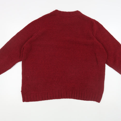 Ridge & Co. Red Women's Pullover Jumper Size 14