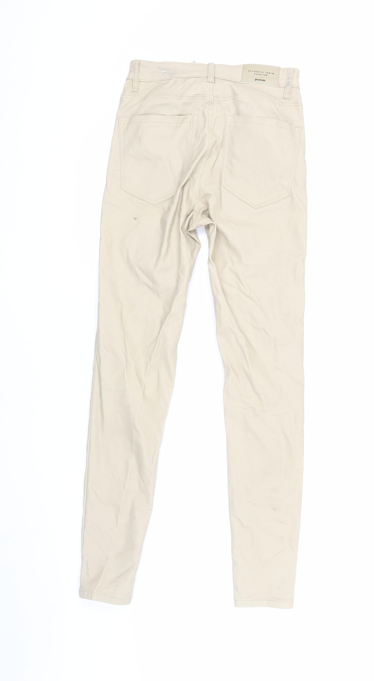 Stradivarius Women's Beige Skinny Jeans, Size 6, New