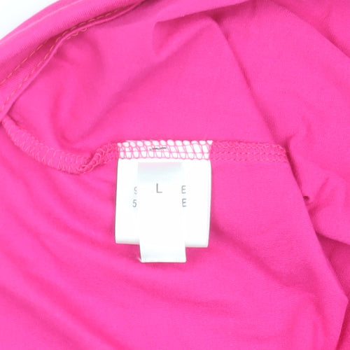 Saloos Women's Pink Sleeveless Tank Top L Casual