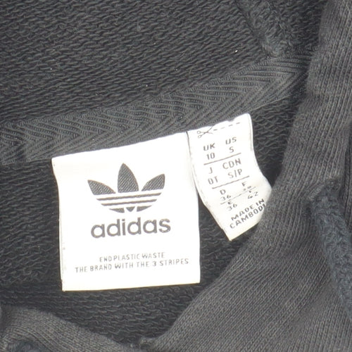 Adidas Men's Black Pullover Hoodie XS - Logo Accents