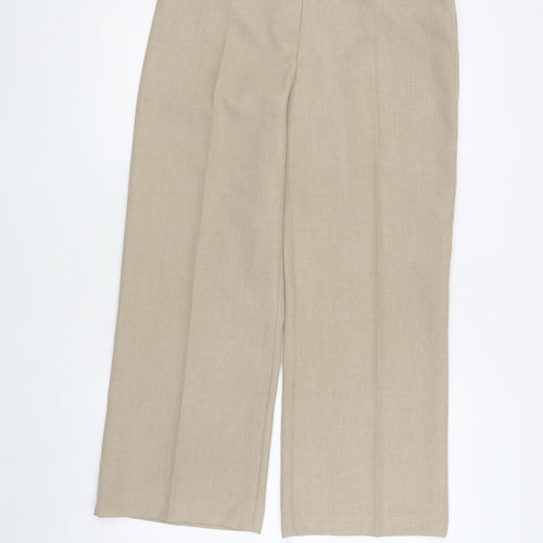 Sarah Hamilton Beige Women's Trousers, Size 14, Casual