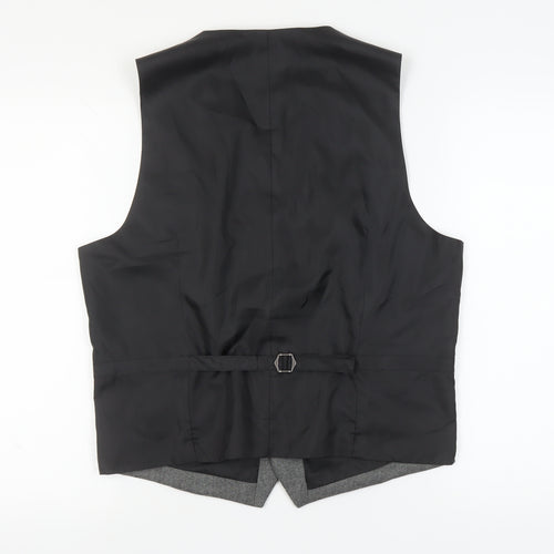 Marks and Spencer Grey Wool Blend Men's Formal Waistcoat 41-43R