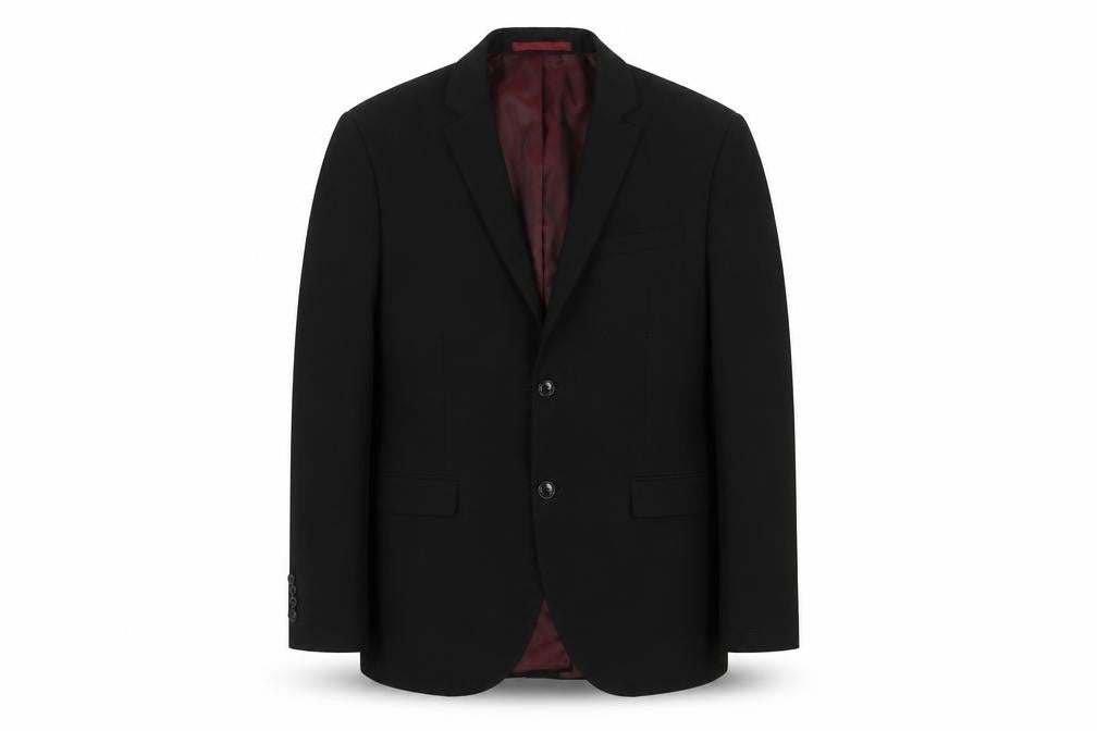 Front view of Topman Men's Black 40R Blazer Jacket Formal