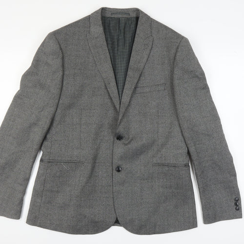 Marks and Spencer Grey Men's Blazer 44R Classic Fit