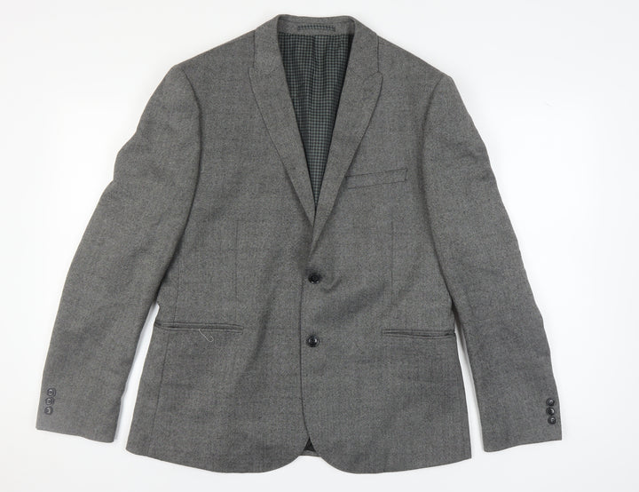 Marks and Spencer Grey Men's Blazer 44R Classic Fit