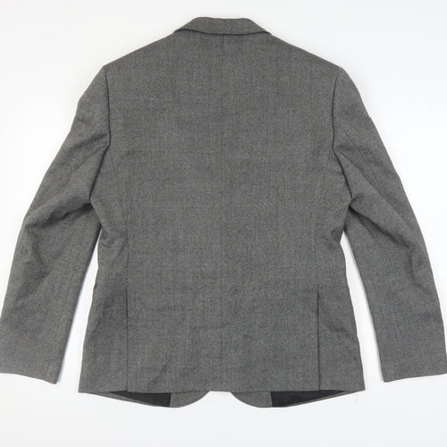Marks and Spencer Grey Men's Blazer 44R Classic Fit