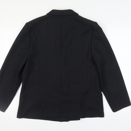 Poli Women's Black Blazer UK 14 Double-Breasted