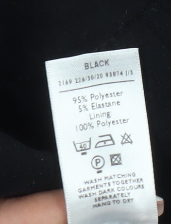 Berkertex Women's Black Mid-Length Jacket Size 16