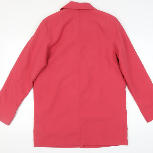 Damart Women's Red Mid-Length Coat Size 14