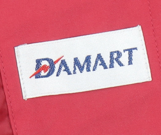 Damart Women's Red Mid-Length Coat Size 14