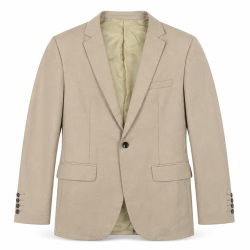 Coofandy Men's Beige XS Blazer Jacket for Business & Casual
