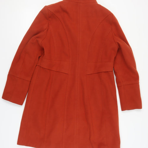 Wallis Women Red Overcoat Size 14 Classic Style