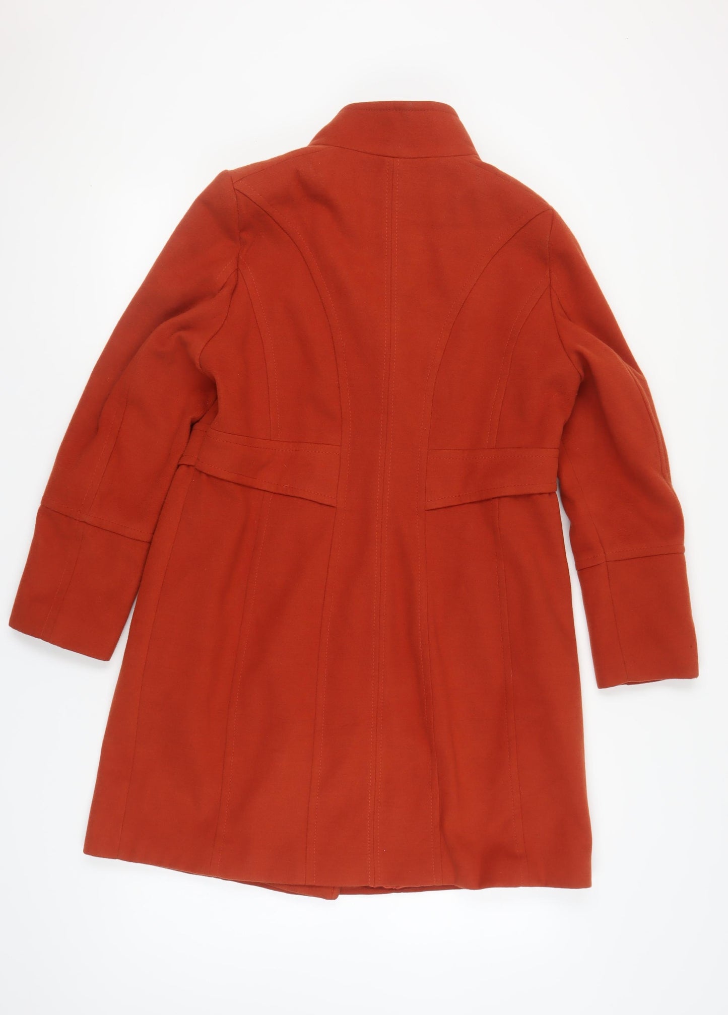 Wallis Women Red Overcoat Size 14 Classic Style