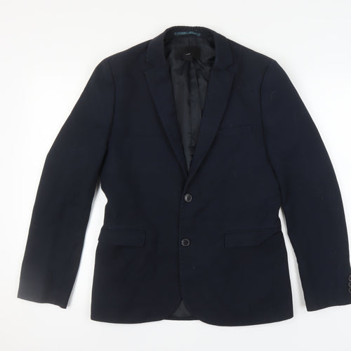 H&M Men's Blue Slim Fit Blazer 38 Regular