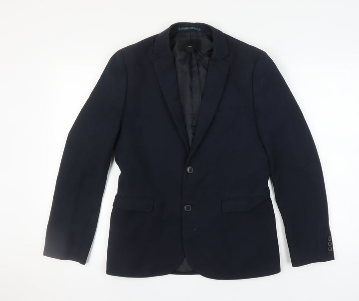 H&M Men's Blue Slim Fit Blazer 38 Regular