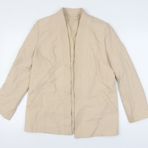 St Michael Women's Beige Regular Size Suit Jacket
