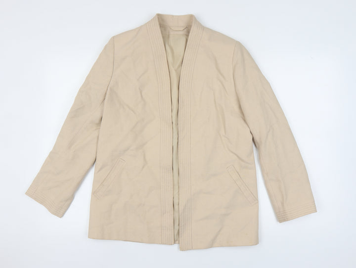 St Michael Women's Beige Regular Size Suit Jacket