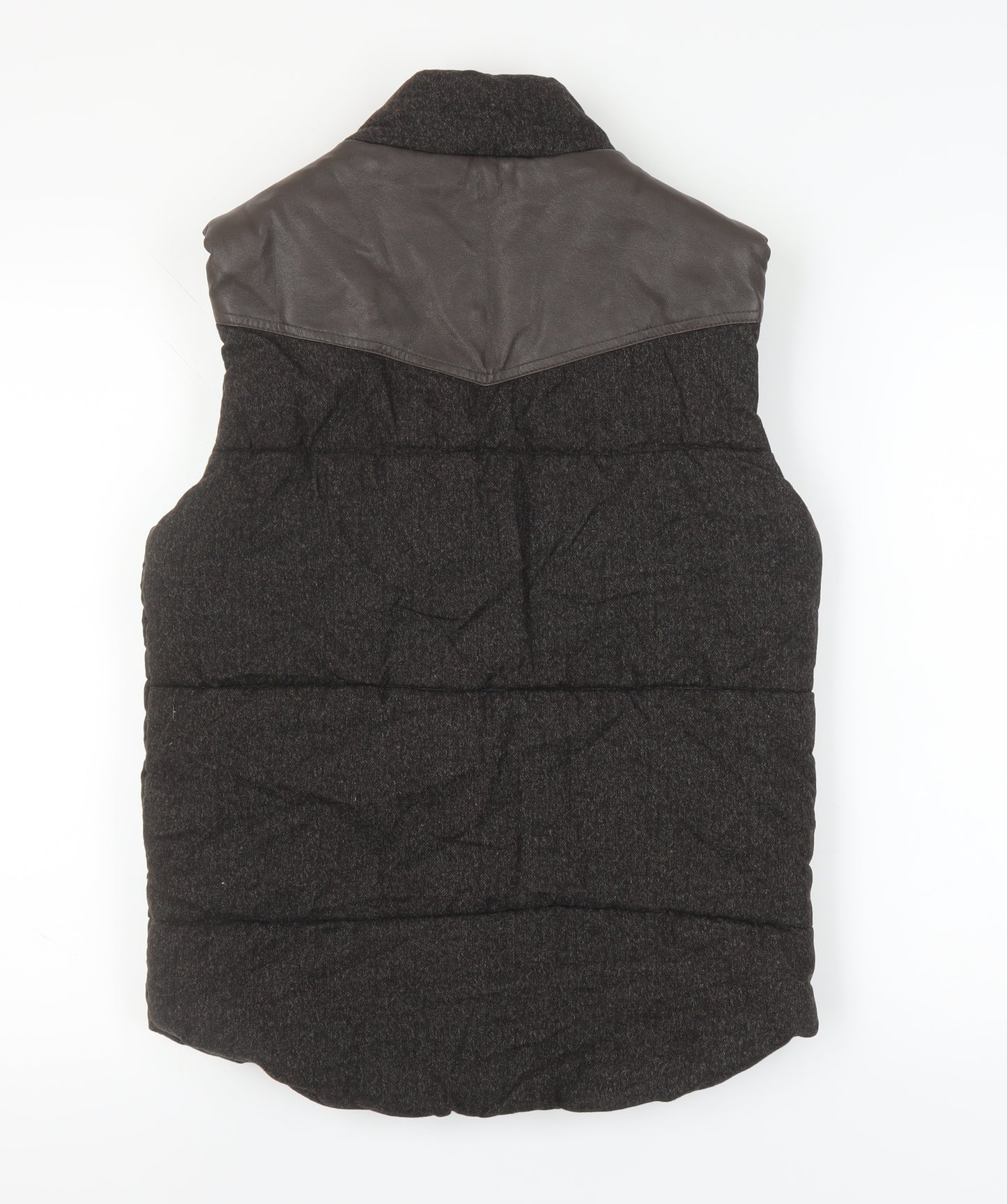 Red Herring Men's Brown Padded Waistcoat Small