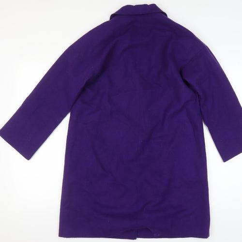Helene Berman Women's Purple Overcoat Size 10