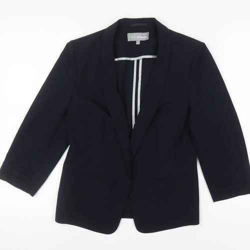 Marks and Spencer Women's Black Shawl Collar Blazer Size 10