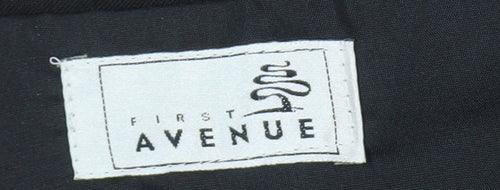 First Avenue Men's Black Double-Breasted Tuxedo Jacket 42S