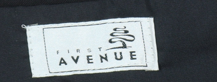 First Avenue Men's Black Double-Breasted Tuxedo Jacket 42S