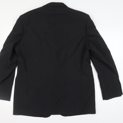 Scott & Taylor Men's Black Tuxedo Blazer, Size 46L, Formal Jacket