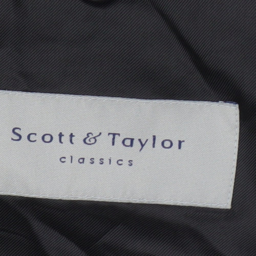 Scott & Taylor Men's Black Tuxedo Blazer, Size 46L, Formal Jacket