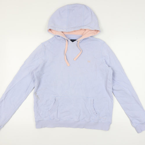 Crew Blue Pullover Hoodie Women M Casual