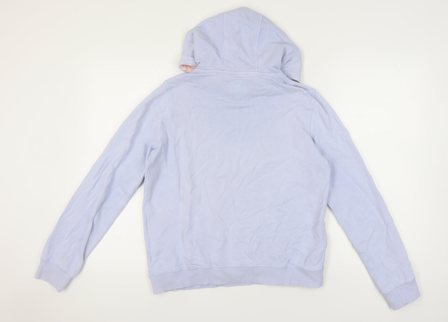 Crew Blue Pullover Hoodie Women M Casual