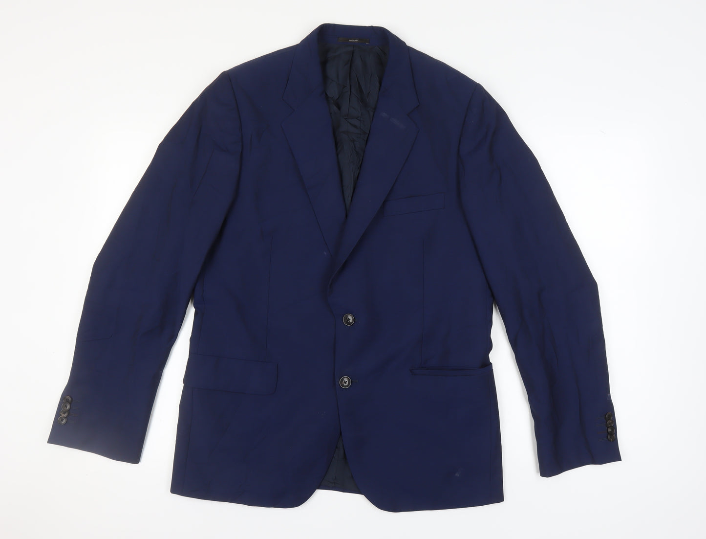 Paul Smith Men's Blue Blazer, Size 42R, Notch Lapel