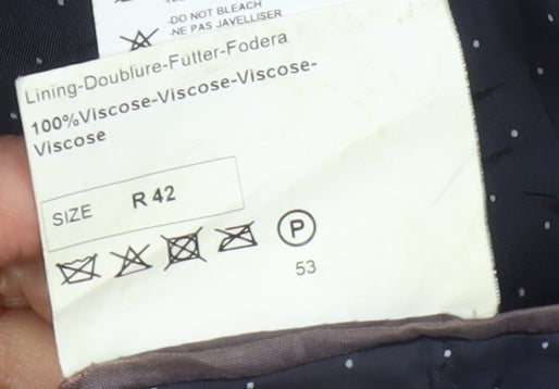 Paul Smith Men's Blue Blazer, Size 42R, Notch Lapel