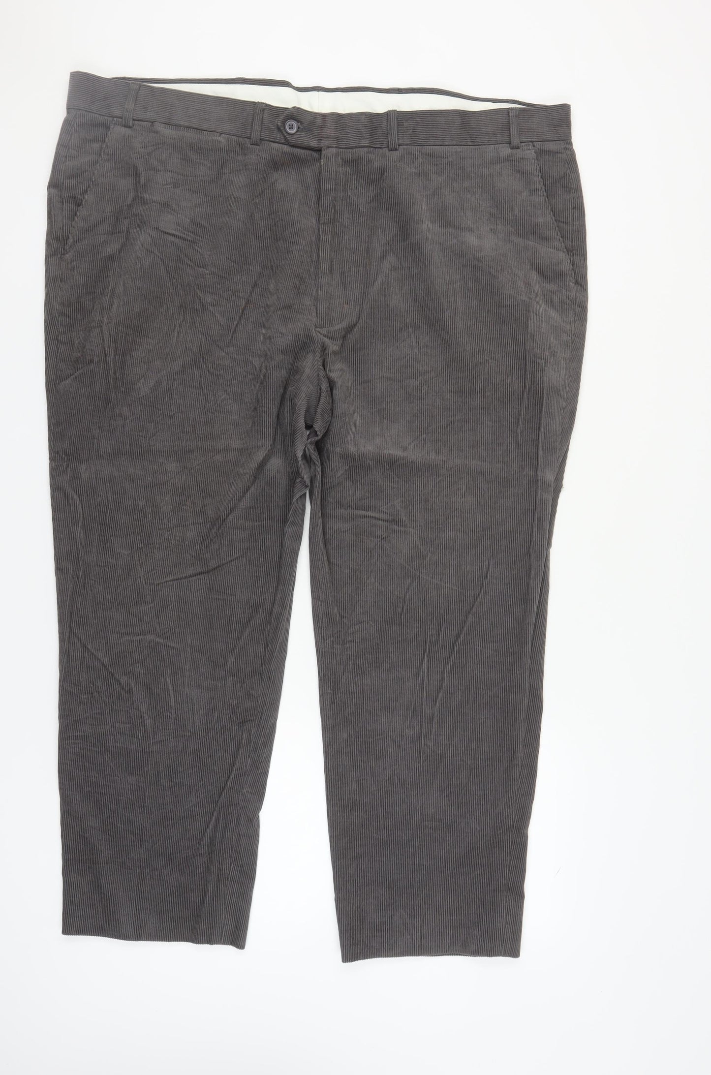 James Pringle Men's Grey Corduroy Trousers 44W 29L
