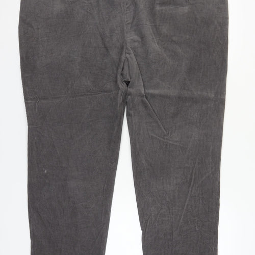 James Pringle Men's Grey Corduroy Trousers 44W 29L