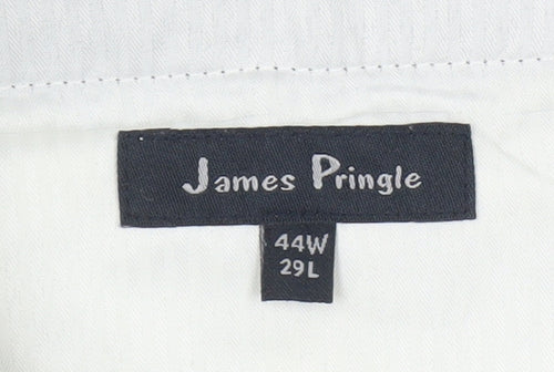 James Pringle Men's Grey Corduroy Trousers 44W 29L