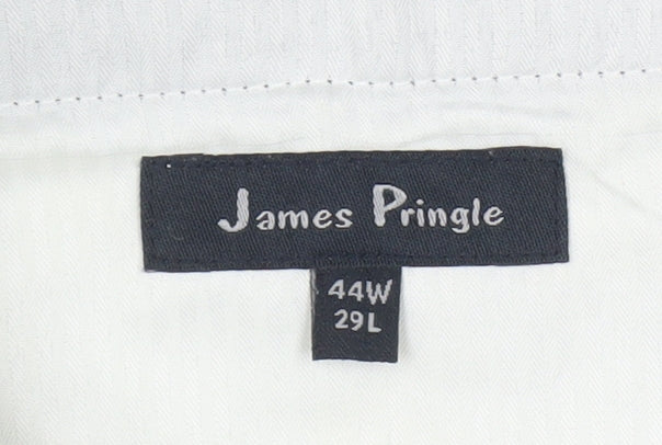 James Pringle Men's Grey Corduroy Trousers 44W 29L