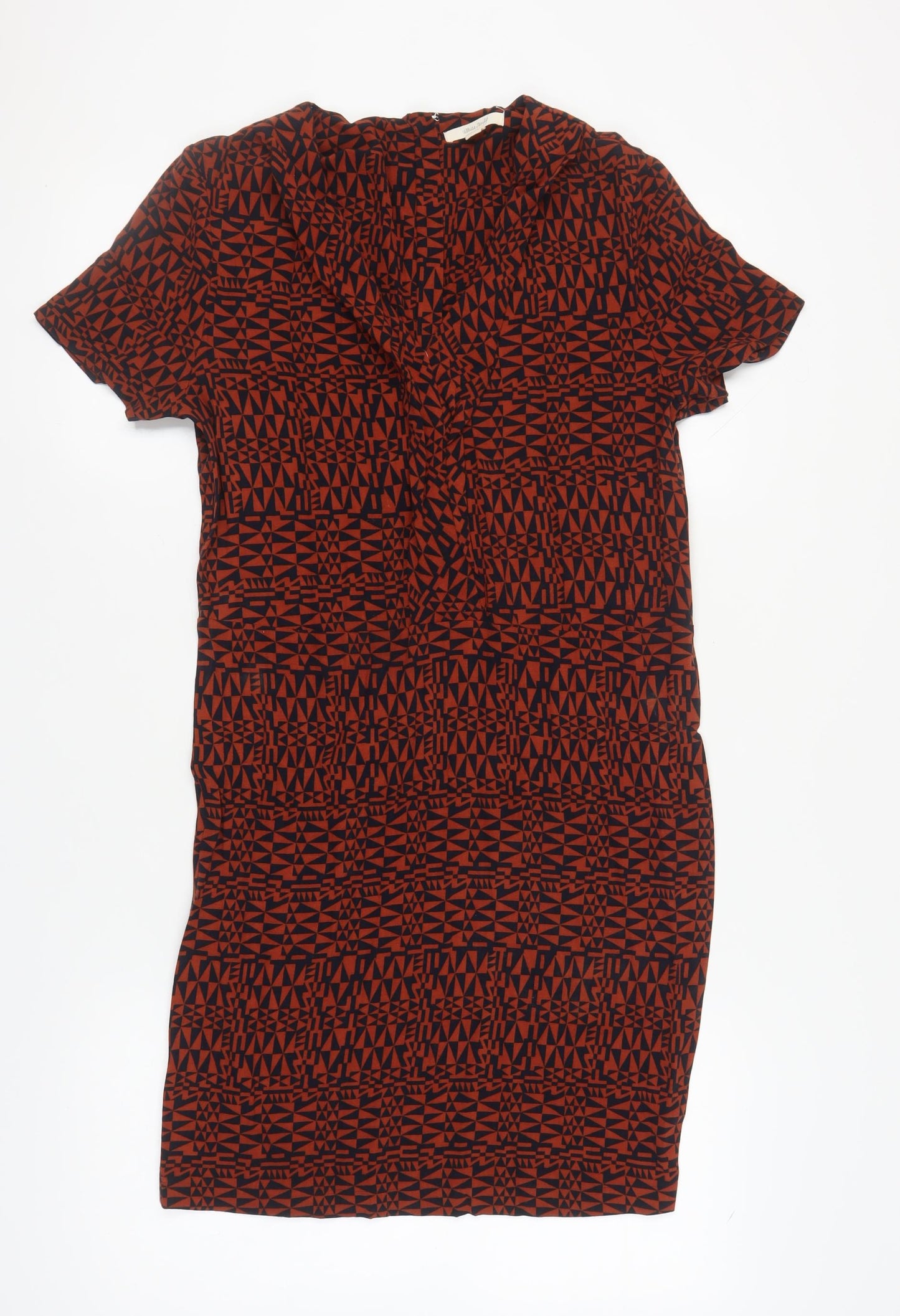 White Stuff Women's Red Geometric Dress Size 10